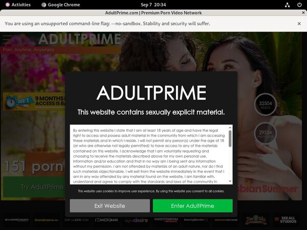 Adult Prime Desktop