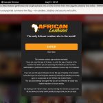 Africanlesbians With No Card