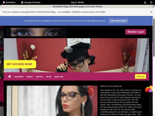 Anastasiavegax.modelcentro.com Tube
