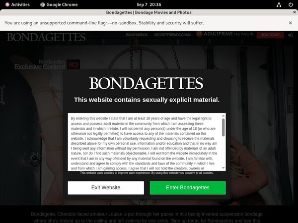 Become Bondagettes Member