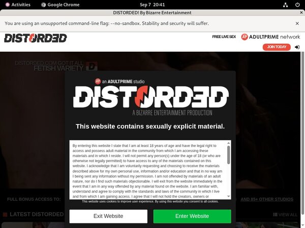 Distorded Percent Off