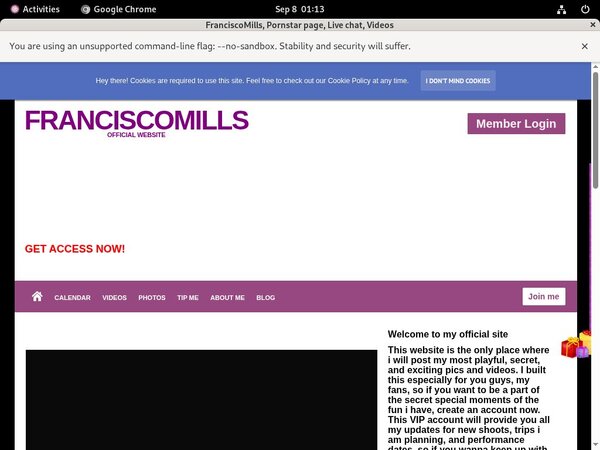 Franciscomills.modelcentro.com Paysites Reviews
