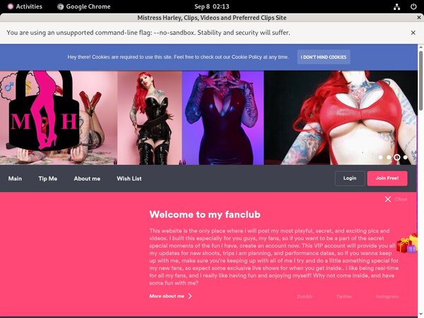 Free Login Mistress Harley Free Login Mistress Harley