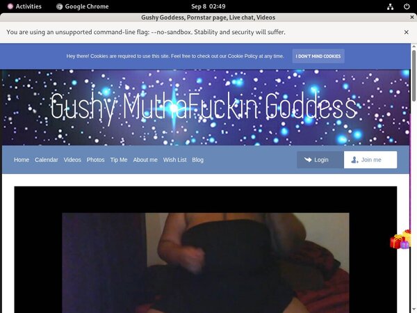 Gushy Goddess Porn Clips
