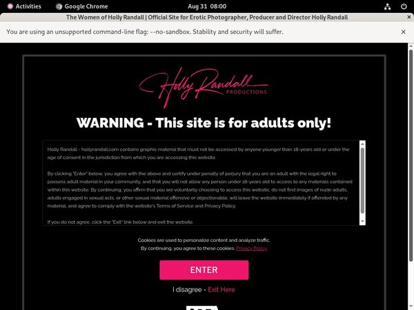 Holly Randall Accounts Passwords