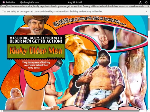 Kinky Older Men Renew Subscription