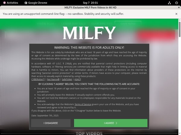 Milfy Logins