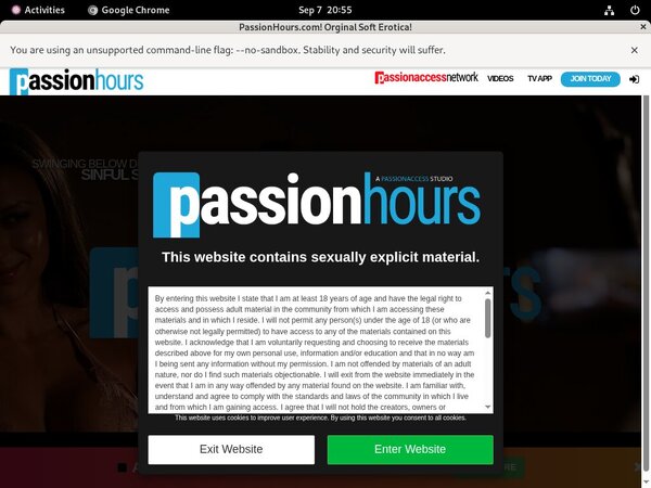 Passionhours.com Limited Sale