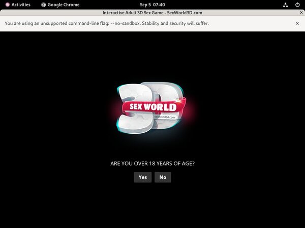 Sex World 3D Tour