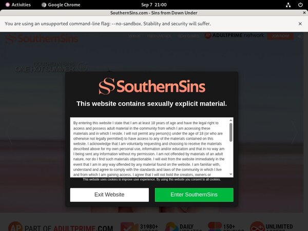 Southern Sins Scene