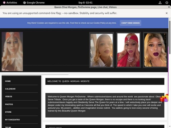 Thequeenmorgan.net New Password