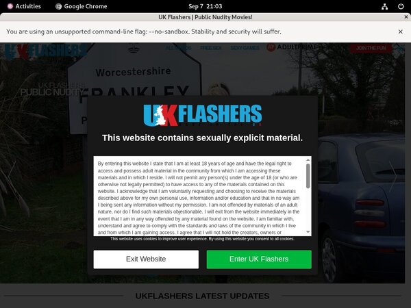 UK Flashers Signup Form