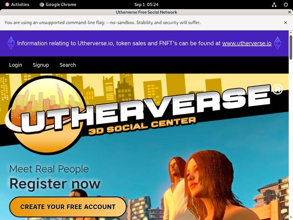 Utherverse Home Page