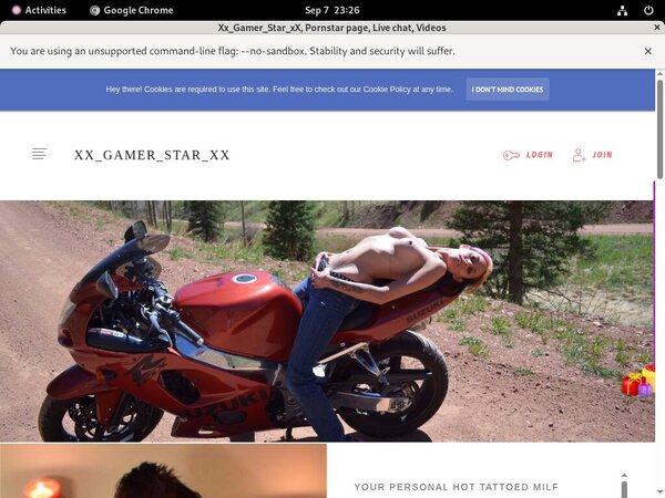 Xxgamerstarxx.modelcentro.com Membership Plan