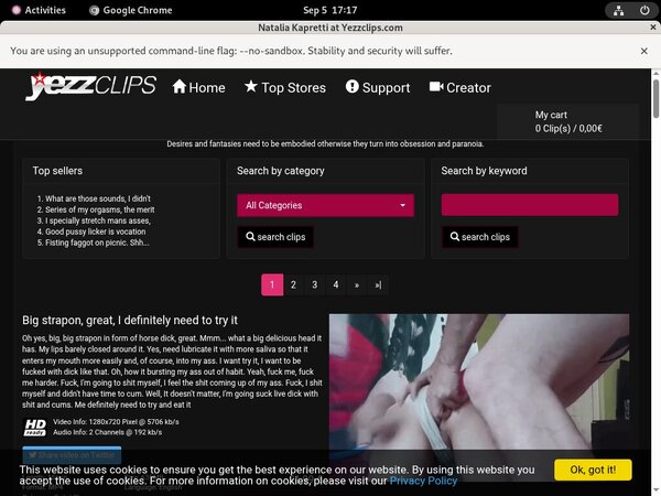 Yezzclips.com Log In