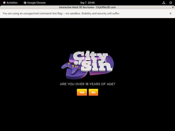 Discount City Of Sin 3D Com