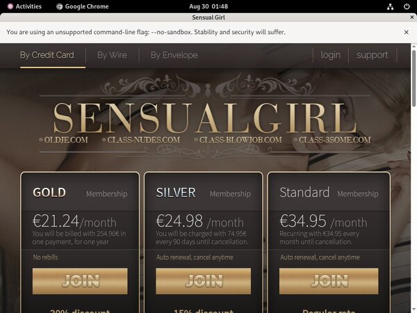 Free Account To Sensualgirl
