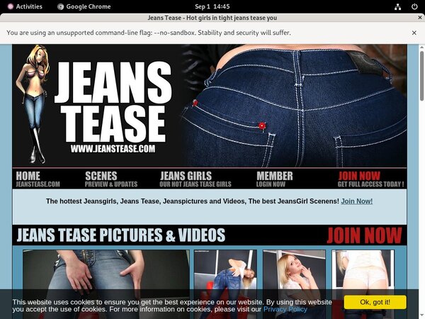 Jeans Tease New Porn