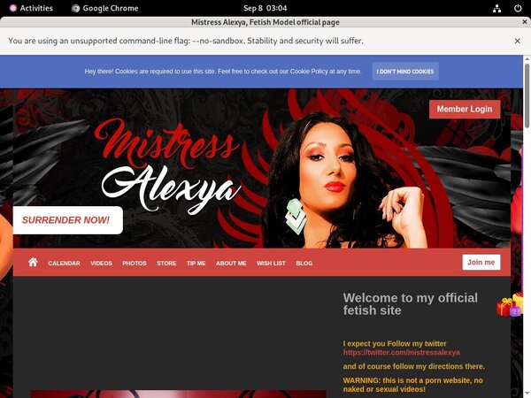 Mistress Alexya Free Trial Memberships