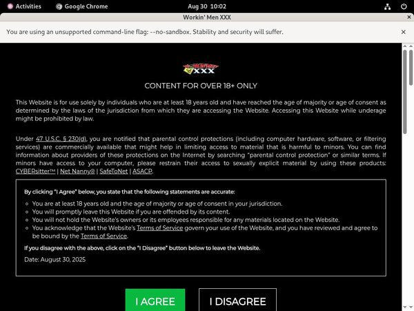 Workin Men XXX Membership